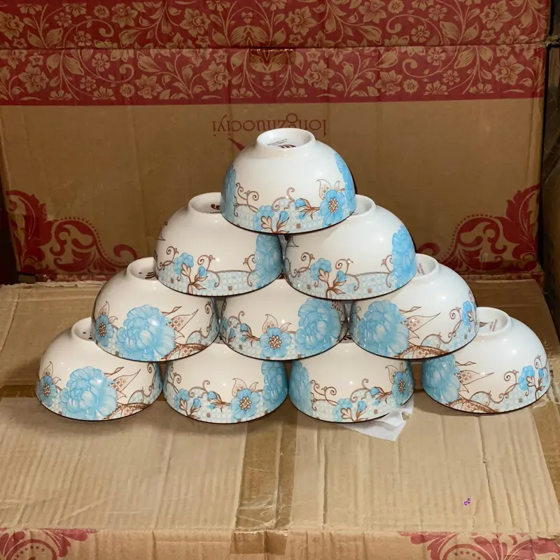 10 chiếc bát cơm, chén cơm, loại tráng men cực bóng giúp bữa ăn của bạn thêm ngon 3