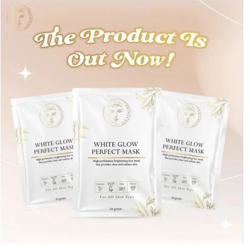 WHITE GLOW PERFECT MASK by SKINFLAIR | masker tone up pencerah