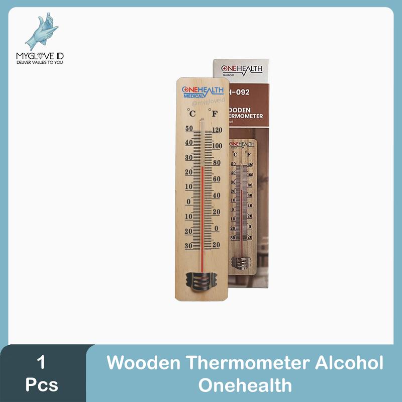 Termometer Ruangan Kayu / Wooden Room Thermometer Alcohol Onehealth ...