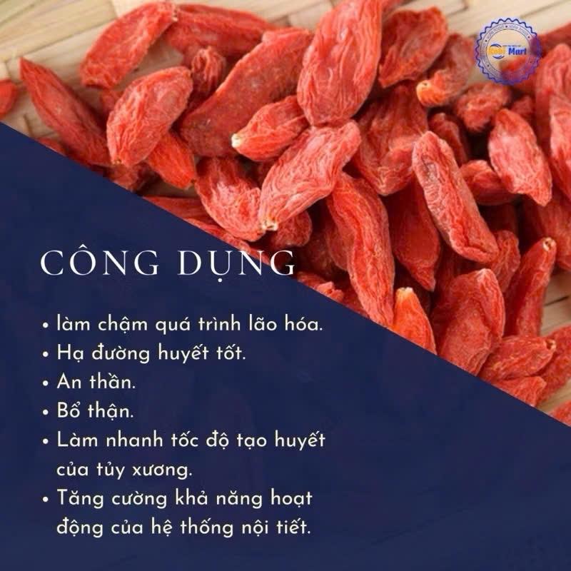 100gr Ky tử ninh hạ, hạt ky tử to, tròn, vị ngọt thanh, trà kỳ tử đẹp da, chống lão hóa - Tạp Hoá Bánh Mìi 1