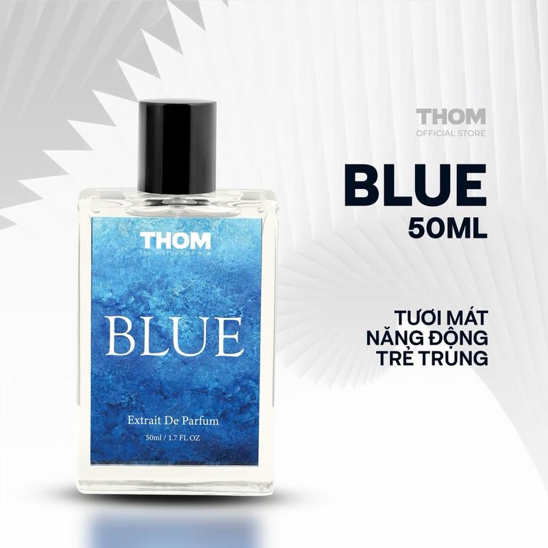 [MUA 1 TẶNG 1] Nước hoa nam cao cấp BLUE 50ml & tặng sữa tắm cao cấp Deep Clean - THOM VN chính hãng 1