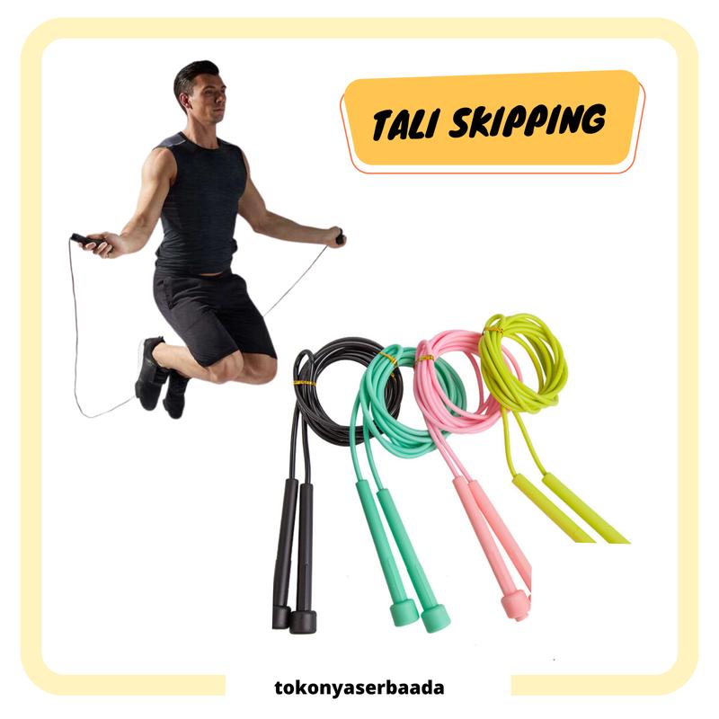 TSA Tali Skipping Pvc 2.8Mtr Jump Rope Lompat Tali 280cm Speed Rope ...