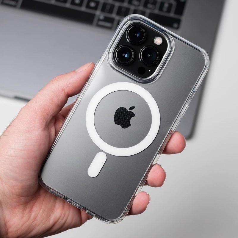 [ + PACK BOX ] Case Magsafe IPHONE 7 7+ 8 8+ SE 2 2020 X XS MAX XR 11 12 13 14 15 16 PRO MAX 14+ 15+ 16+ PLUS Magnetic Case Clear Hybrid Bumper Casing 4