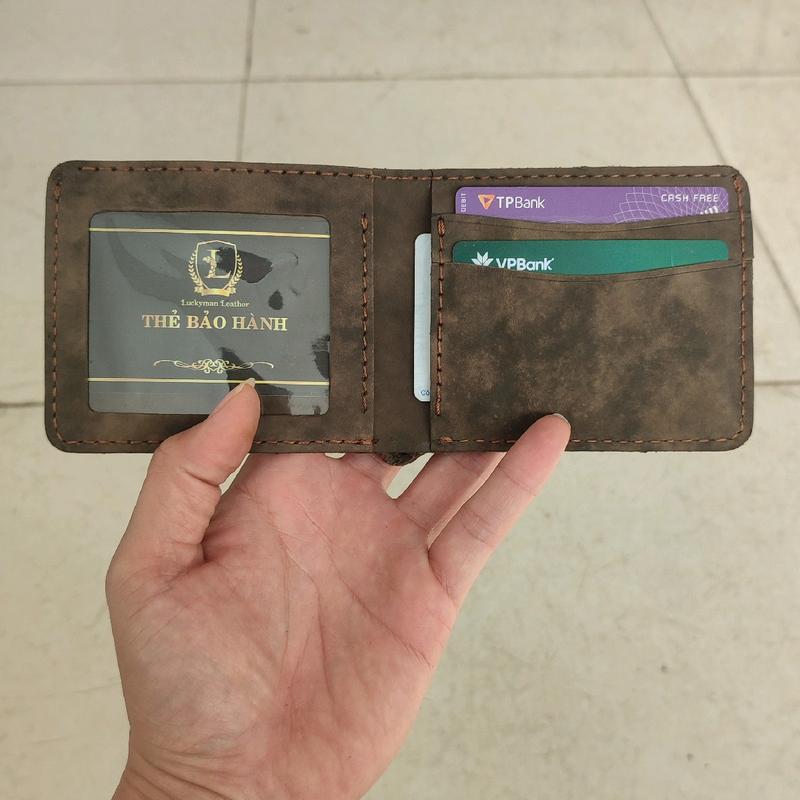 ví mini nhỏ gọn da bò cao cấp Wallet Nam 6