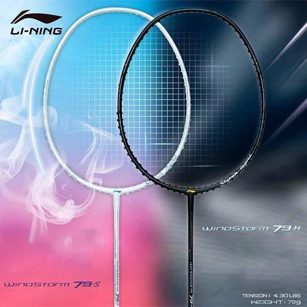 Vợt cầu lông Li-Ning WindStorm 79H AYPT449-5 Cán Vợt Carbon Sport Màu Đen