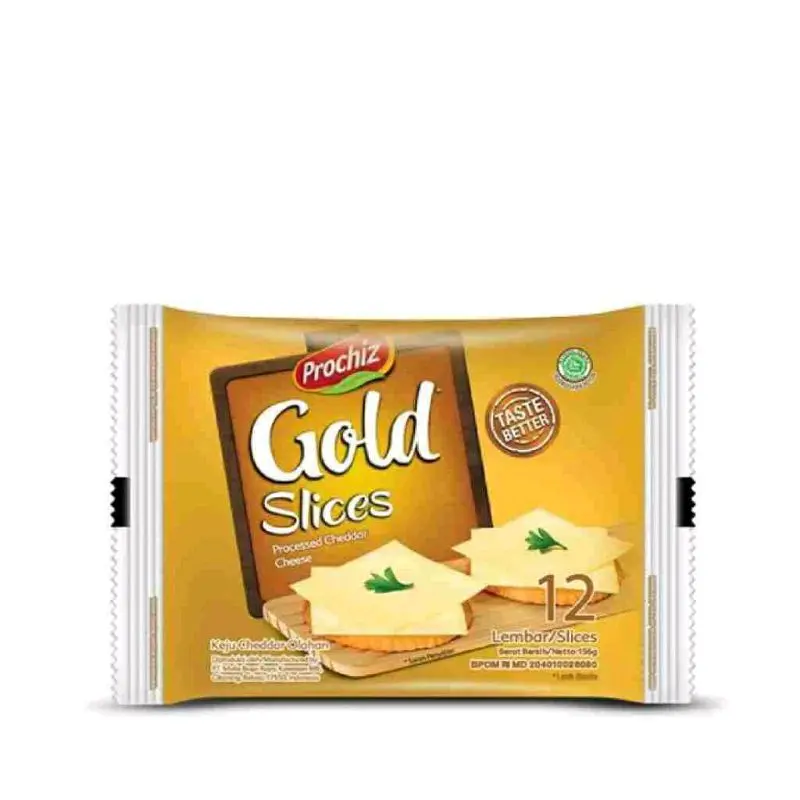 Keju Prochiz Gold Slices 12 Lembar/Prochiz Gold Slices Berkualitas Cheese 0