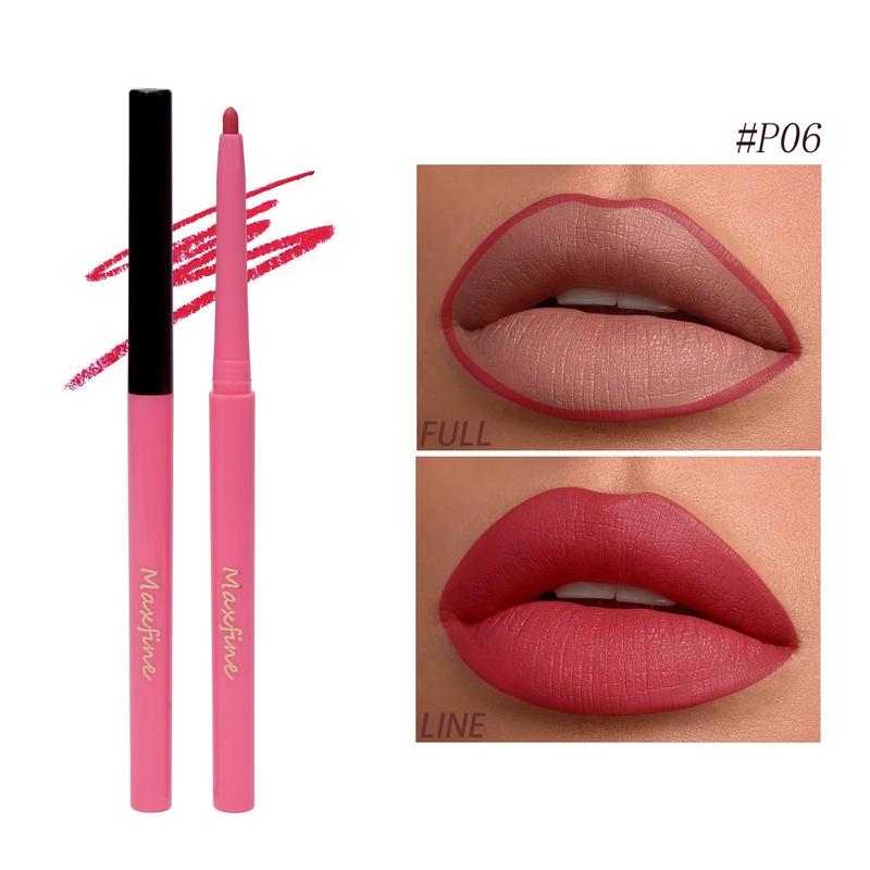 Makeup 18 Colors Lip Liner Velvet Lip Liner Nonstick Cup Long Lasting Waterproof Eyeliner Cosmetic 3