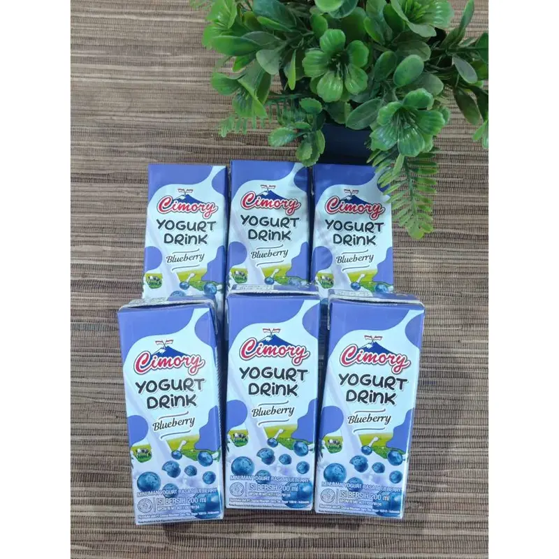 CIMORY UHT Yogurt Drink 200ml Blueberry - [1 Paket Isi 6pcs] 4