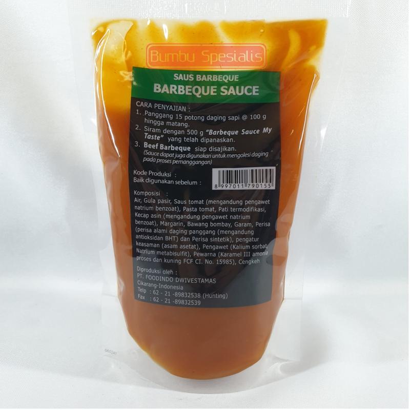 MY TASTE - Spicy Barbeque Sauce / Saus Spicy BBQ  500gr / Barbeque 6