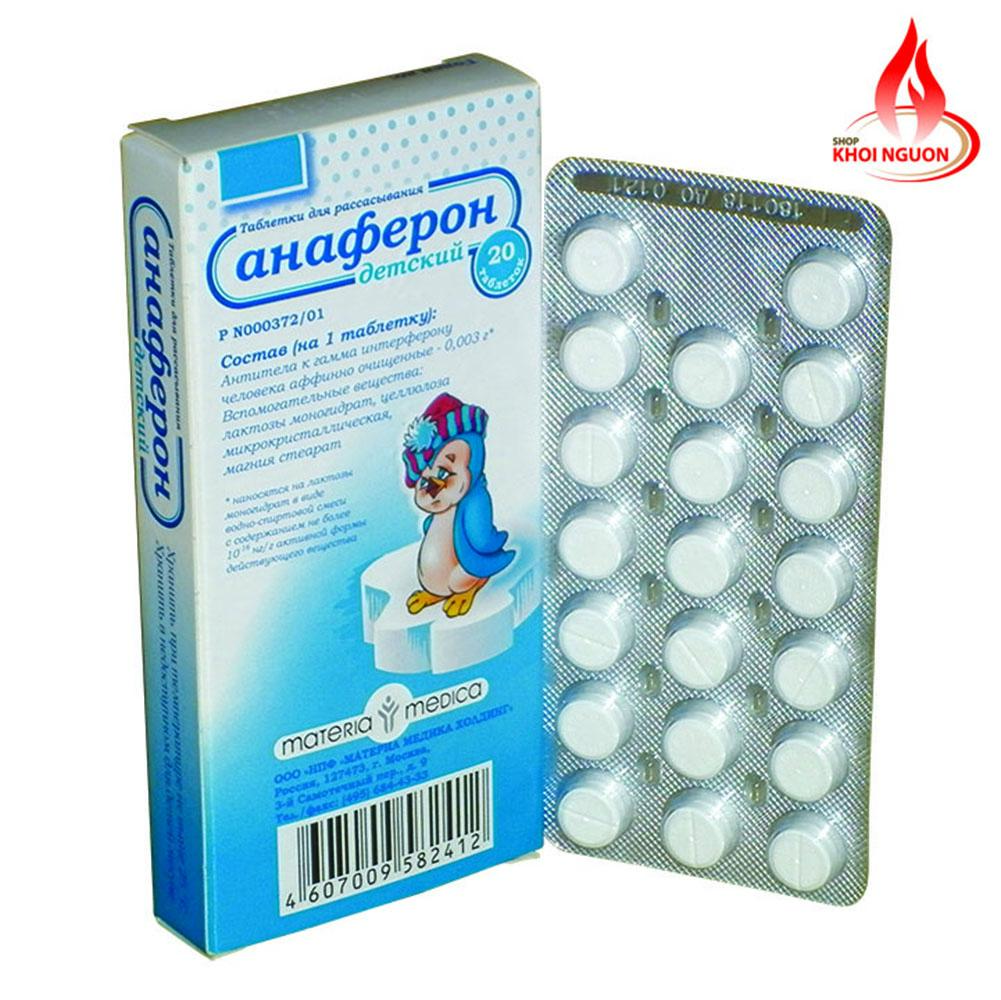 Viên Tăng Đề Kháng Anaferon hỗ trợ miễn dịch dành cho mọi người xuất xứ Nga