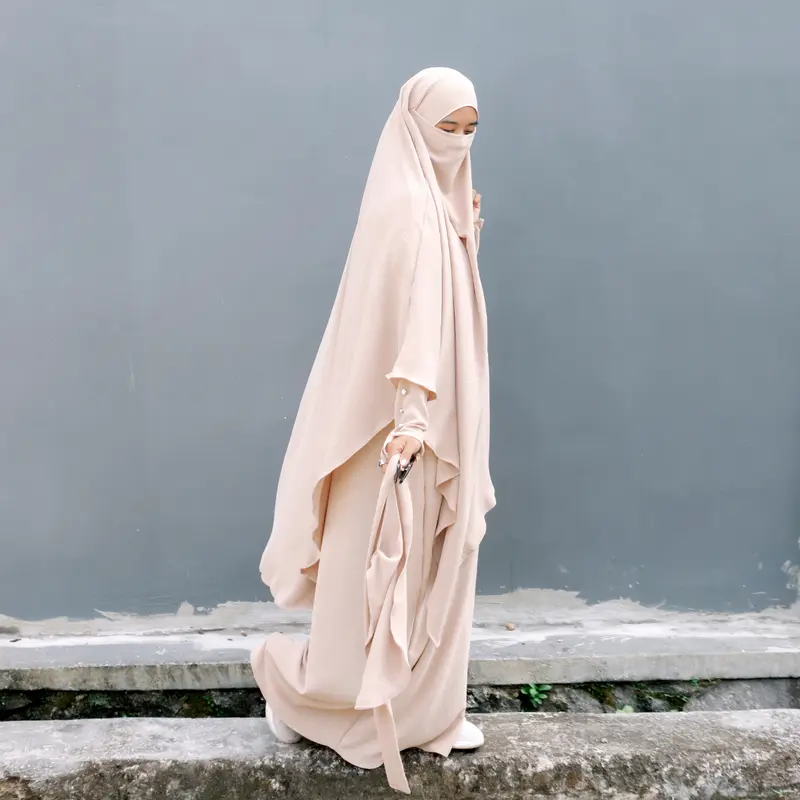 GAMIS Syari Abaya Muslim Wanita Inara Tanpa Khimar Model Turki Arab Dress Maxi Dewasa Crinkle Airflow Premium Jumbo Oversize Hitam Polos 2
