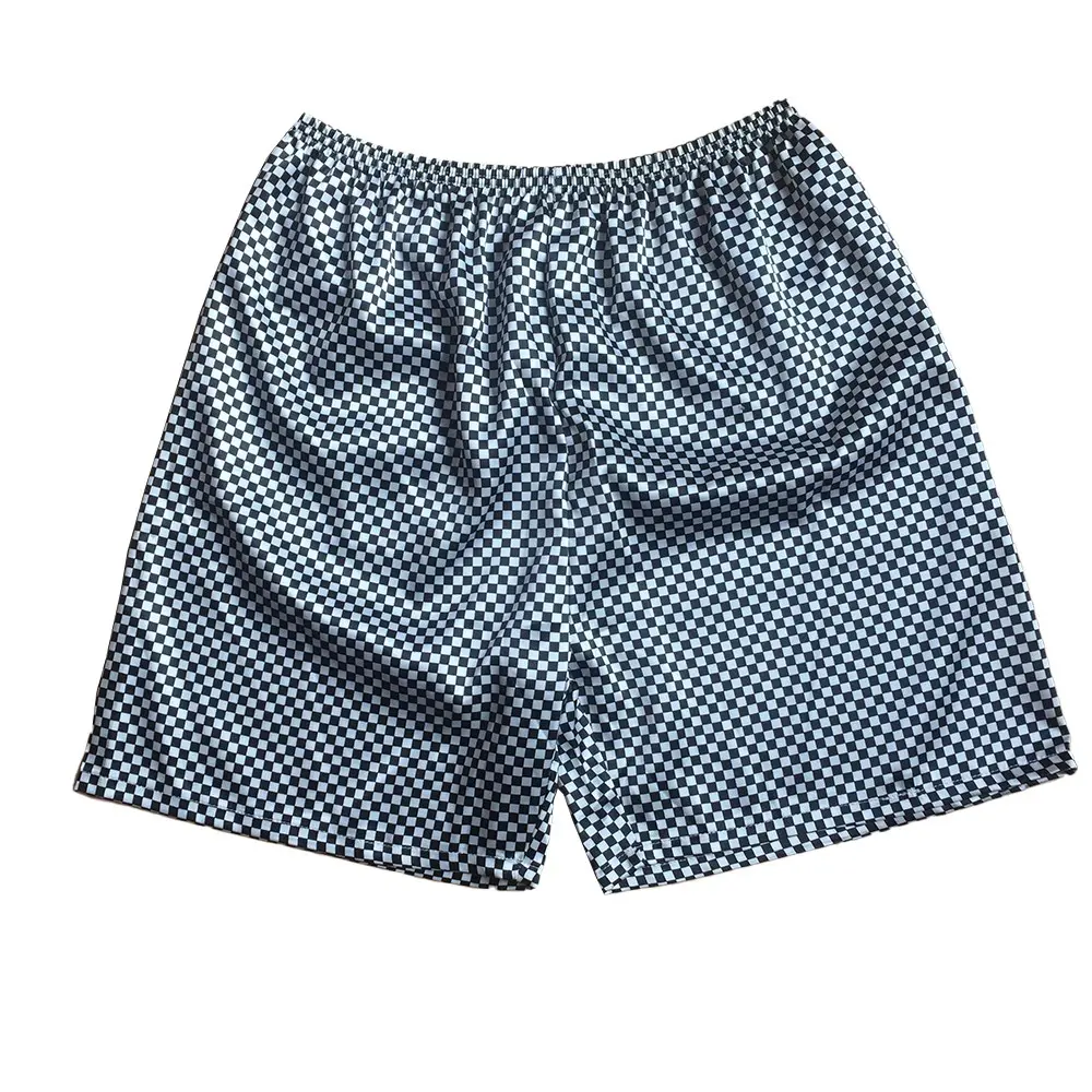 [stock]Men's Silk Satin Pajamas Shorts ​Sleep Pyjamas Pants Bottoms Home Nightwear