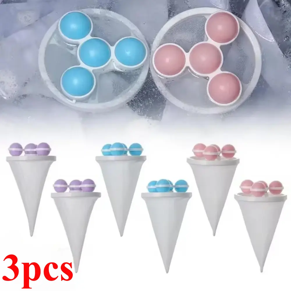 1/3Pcs Floating Hair Filtering Mesh Removal Washing Machine Filter Bag Reusable Hair Filter Net Pouch Lint Catcher Cleaning Tool