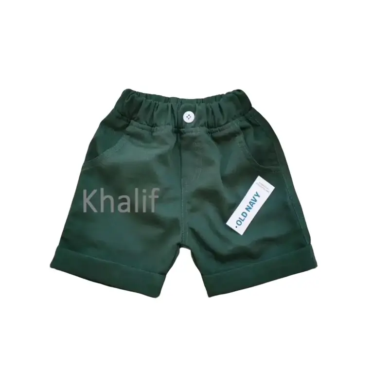 Khalifkids Celana Chino Pendek anak Laki-Laki Umur 1-6 Tahun Bahan Katun Drill Premium Distro 0