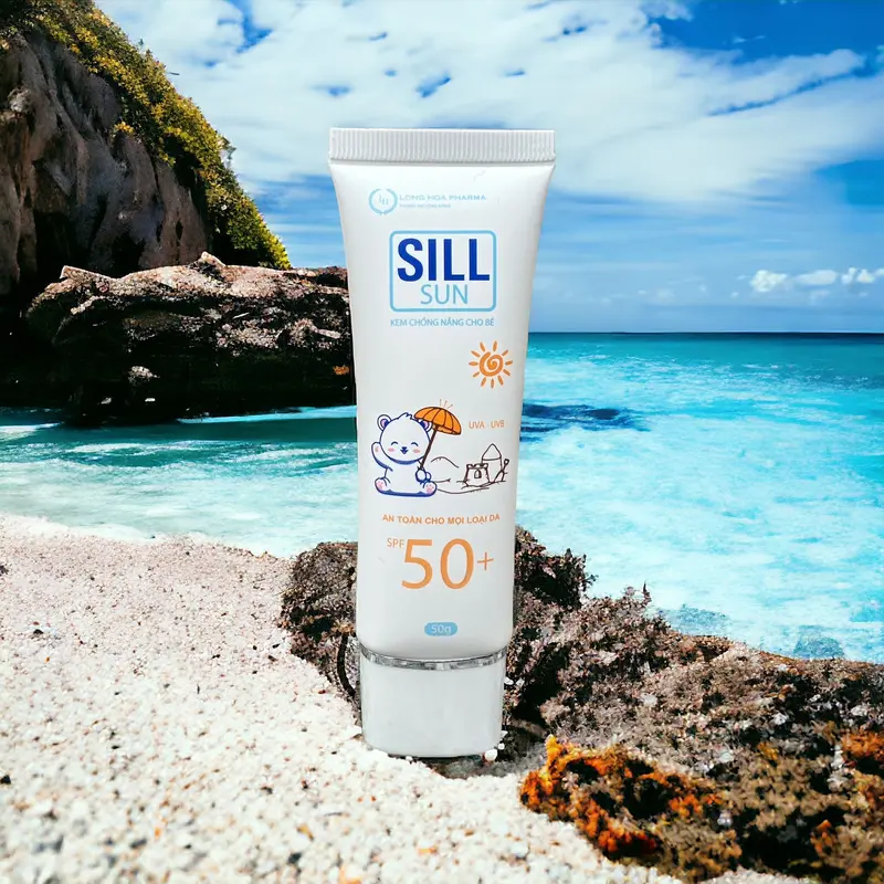 Kem chống nắng cho bé Sill Sun kids 50+ an toàn cho trẻ sơ sinh & em bé da nhạy cảm 7