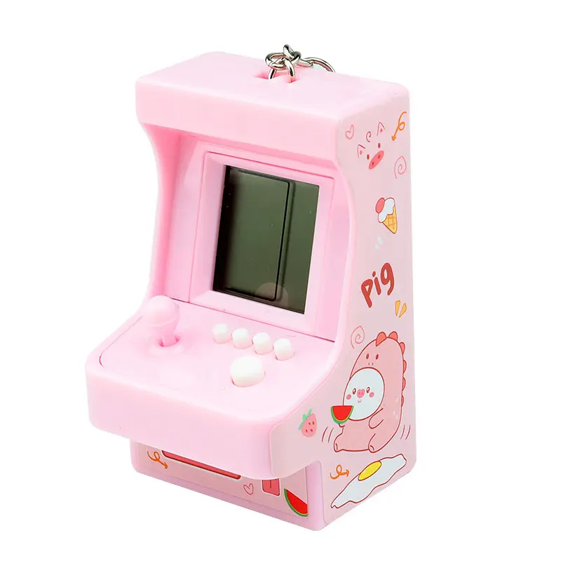คอนโซลเกม Tetris อาเขตมือถือขนาดเล็ก ของเล่นย้อนยุค เครื่องทำเงินอัตโนมัติแบบคลาสสิก เครื่องประดับ ของขวัญ