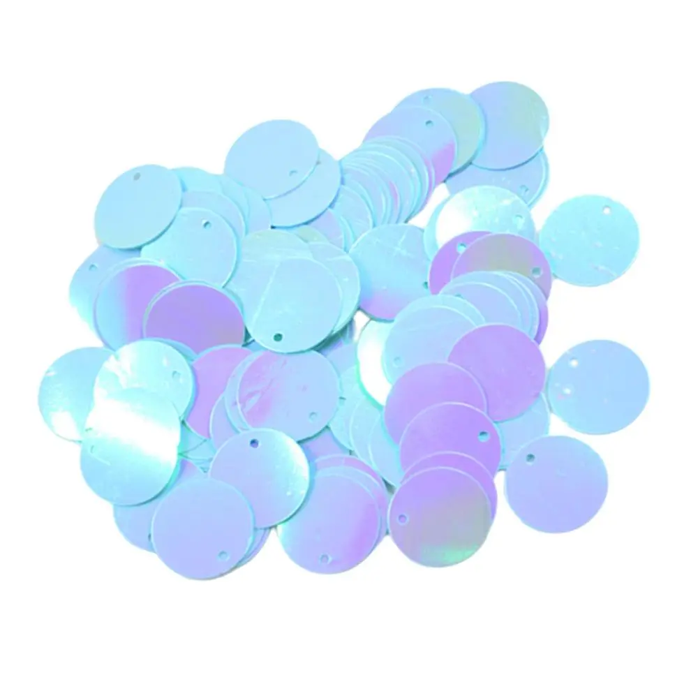 10g/130 Pcs Loose Sequins Round Sparkle Paillettes for Clothes Embellishment