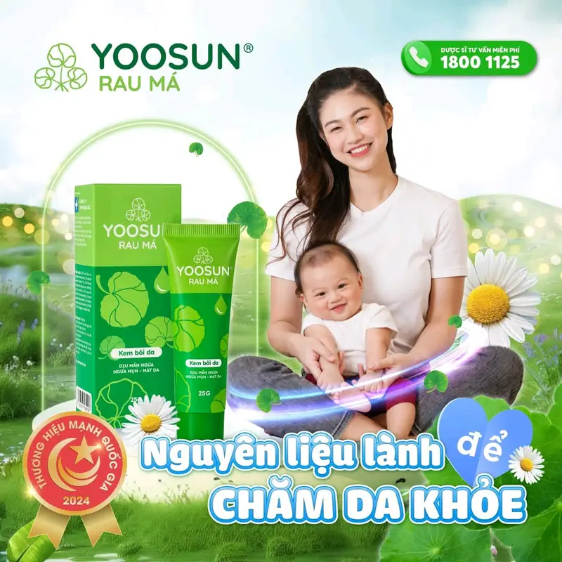 kem bôi yoosun rau má giảm mẩn ngứa Chăm Sóc Da 2