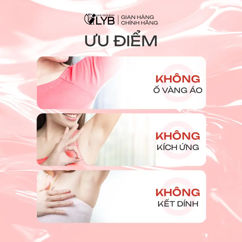 Lăn Khử Mùi & Dưỡng Sáng Son Nách LYB Hương Táo Đỏ - Dưỡng Sáng Nách, Giảm Tiết Mồ Hôi 10ml 4