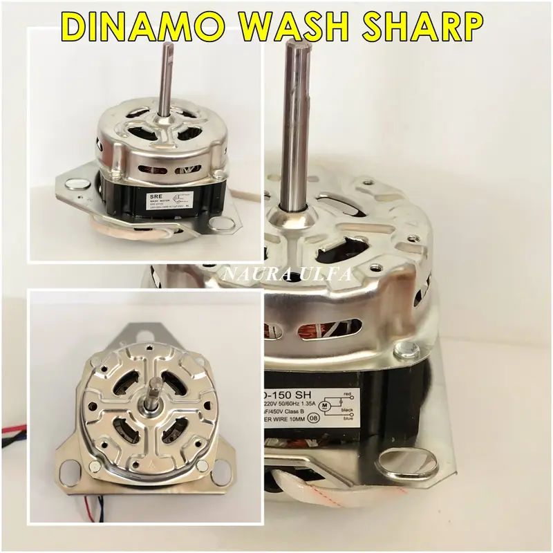 Dinamo Wash / Motor Penggiling Mesin Cuci Sharp Polytron Sanken 2 Tabung 3
