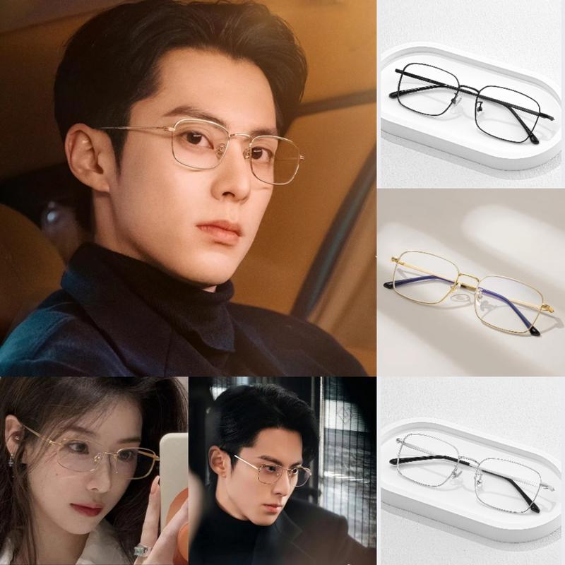 Mắt kính cận thị kính cận có độ sẵn 0.5 - 5.50 độ kính cận nam nữ Thấu kính có thể cắt được Gọng kính phẳng chống ánh sáng xanh phong cách hàn quốc dành cho học sinh Kính chống bức xạ máy tính chống ánh sáng xanh trên màn hình điện tử unisex