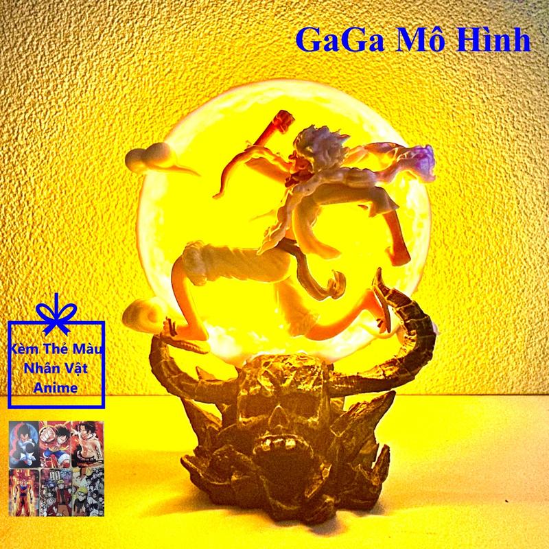 Mô Hình Onepiece Luffy Gear 5 Nika Ánh Trăng Có Led Đảo Đầu Lâu - GaGaMoHinh Toy Đồ Chơi