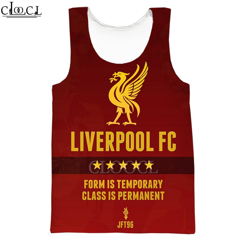 CLOOCL Liverpool League Logo 3D Printing Casual Vest Summer Men and Women  Team logo sleeveless vest, classic red design, a must-have for L.F.C.fans 5