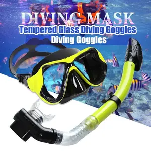 Kacamata Selam Scuba Diving / Anti Kabut Masker Selam Set Snorkel Kacamata Renang Scuba Snorkeling / KACAMATA RENANG DEWASA ANTI TEMBUS AIR DENGAN LENSA TIDAK AKAN TEMBUS AIR /Kacamata Renang Topeng Renang Kaca Antigores Lensa Fleksibel Olahraga Laut mask