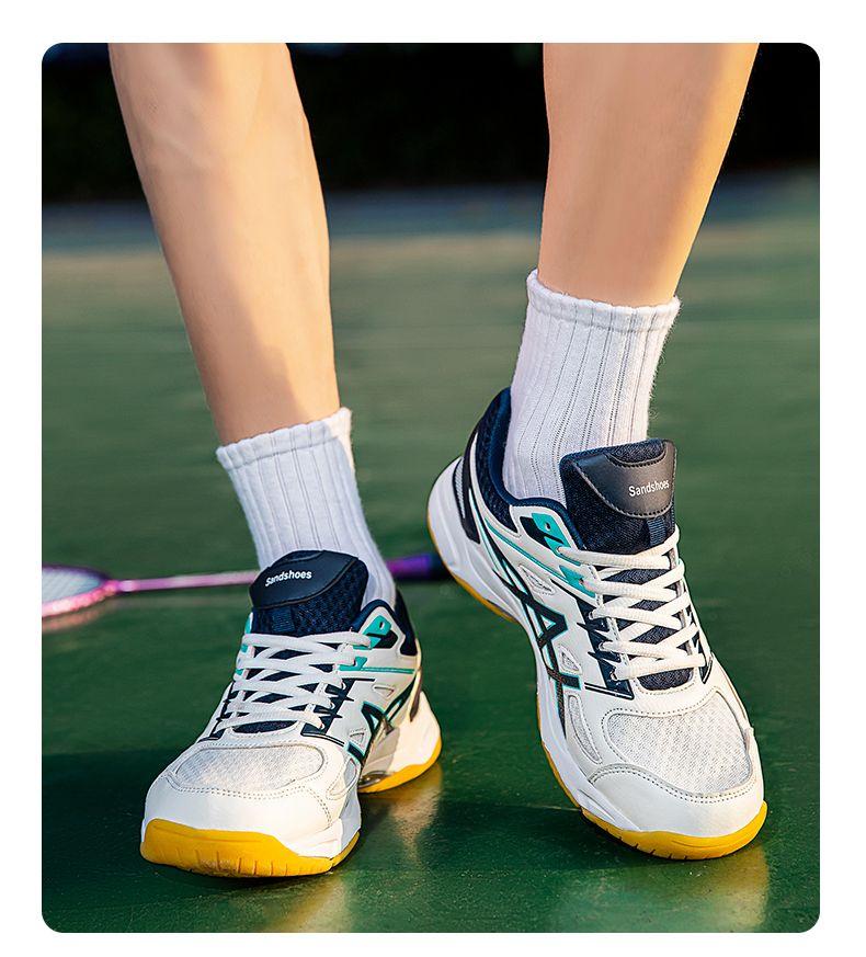 Product Introduction of Pudian Brand New Badminton Shoes for Men and Women, Non-slip and Wear-resistant Tennis Shoes, Breathable Professional Sports Competition Tennis Shoes for Men nam 41