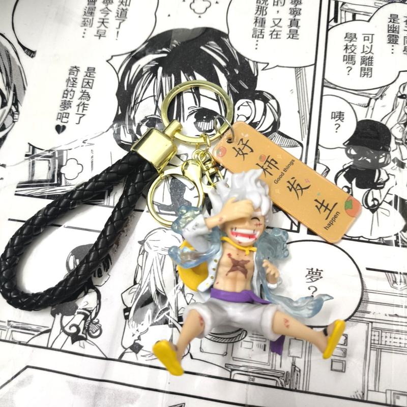Product Introduction of Móc Chìa Khóa One Piece NICKA Luffy, Thiết Kế Vua Hàng Hải Bánh Răng Thứ Năm Mặt Dây Chuyền Cặp Sách Học Sinh Apollo, Quà Tặng Cho Bé Trai, Phụ Kiện Mặt Dây Chuyền Cá Tính Hoa Móc Khoá Nữ 9