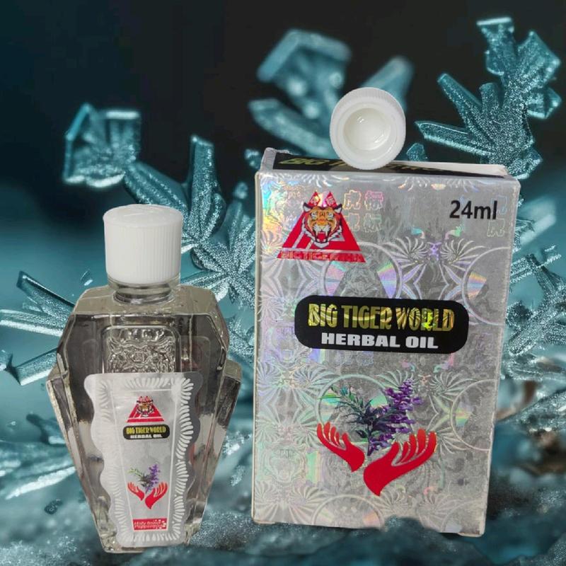 (Chính hãng -Tiêu chuẩn Mỹ)Combo 3 chai dầu Tiger 24ml 2 nắp -TIÊU CHUẨN MỸ nóng thơm hỗ trợ giảm đau nhứt hiệu quả cù 6