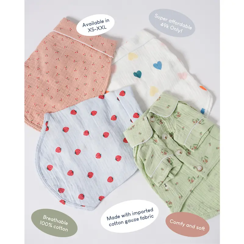 Pawlovin - Baju Piyama Kucing & Anjing Homey Pajamas 6