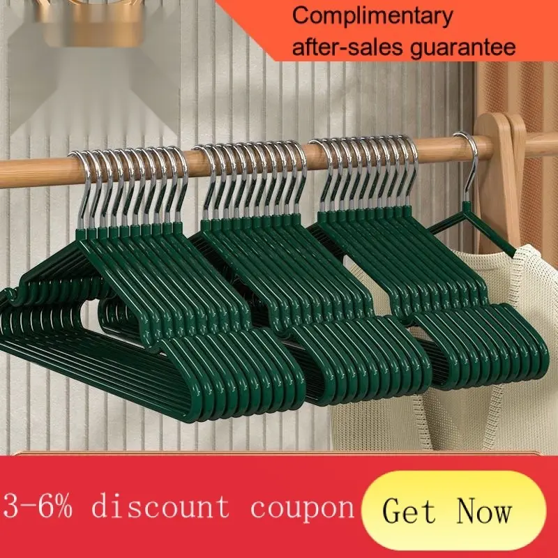 12.12 Hot Sale Stainless Steel Coat Pendant Household Bold Clothes Pendant Hook Non-Slip Soaking Thickened Traceless Adult Pendant Hangers Organiser Light Hanging