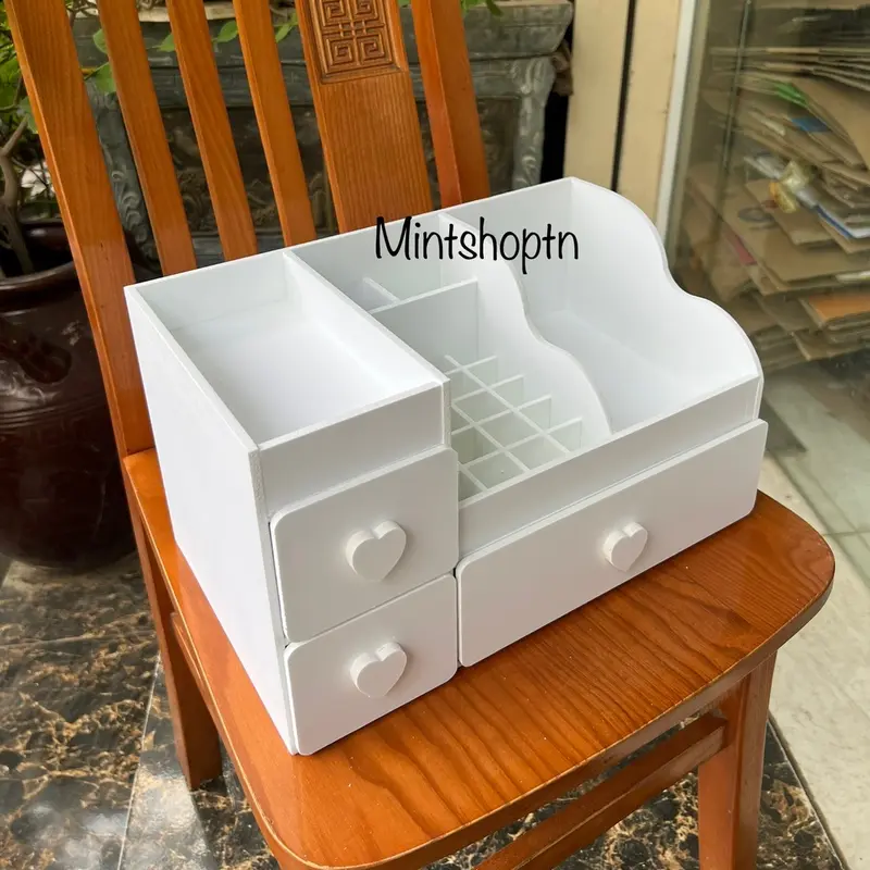 Kệ mĩ phẩm max trắng full ô son 35cm sang chảnh Kitchen 3