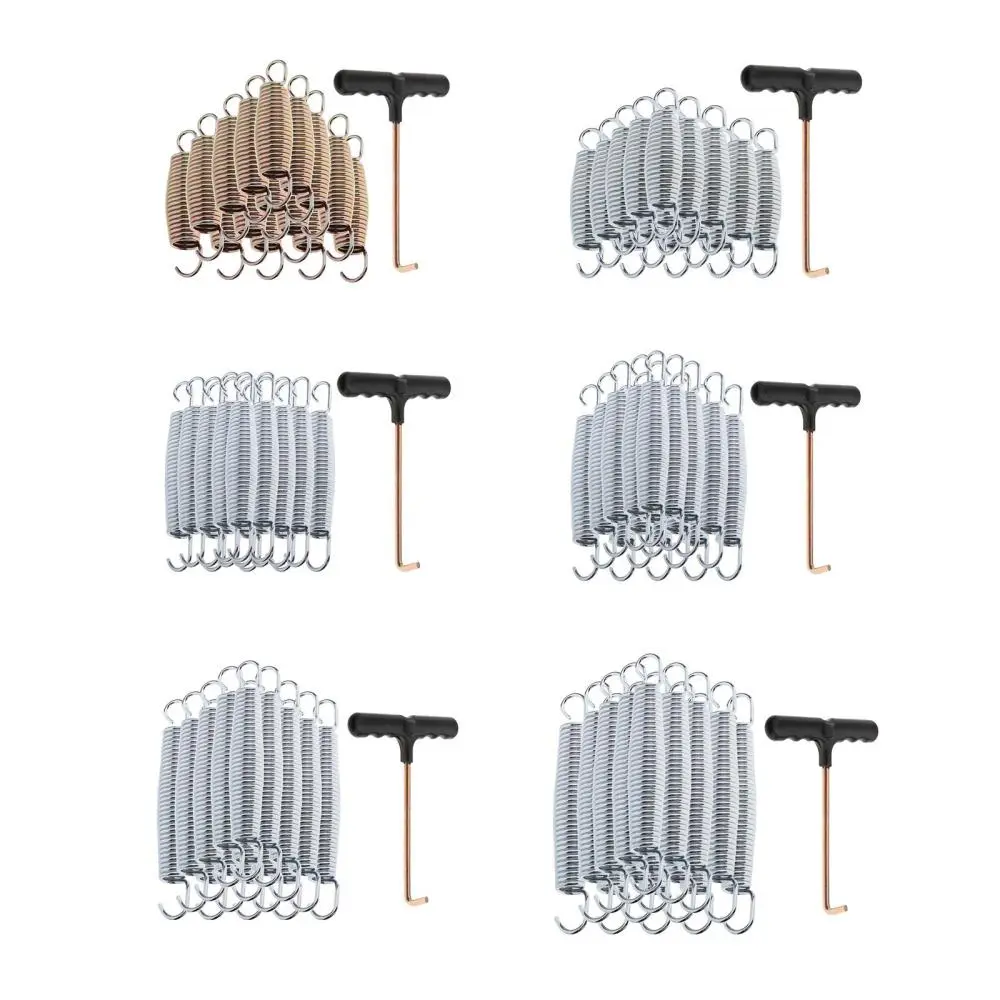 15Pcs Trampoline Springs Replacement Weather Resistant with Spring Hook