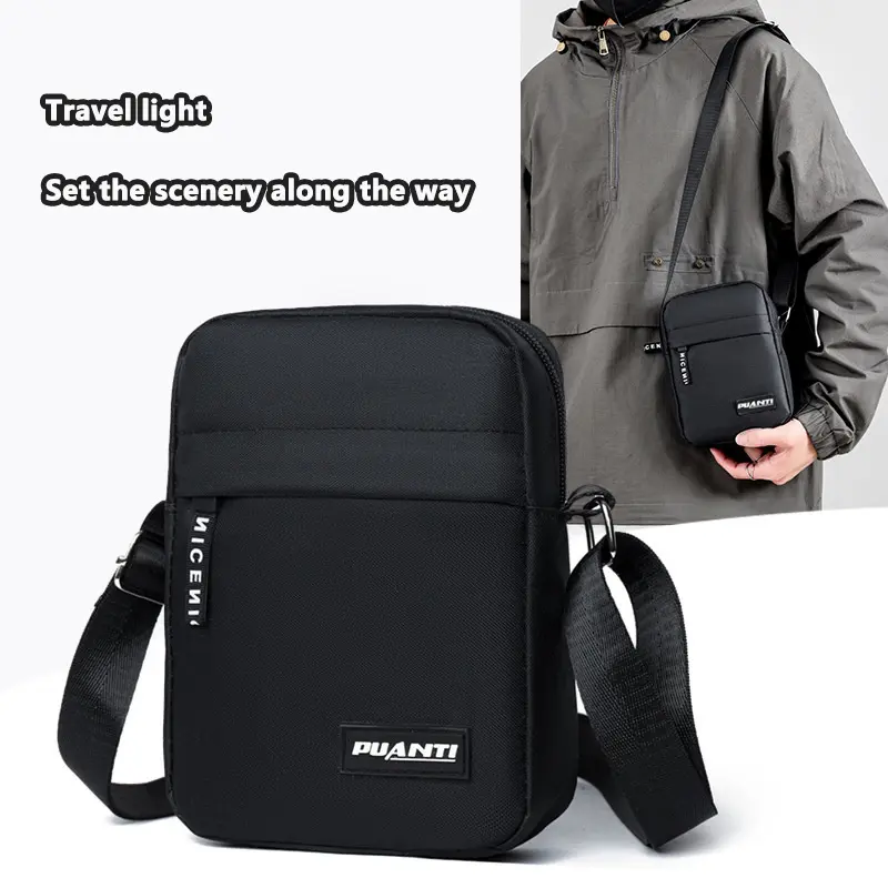 New Nylon Oxford Cloth Waterproof Men's Bag Shoulder Bag Horizontal Vertical Casual Crossbody Bag