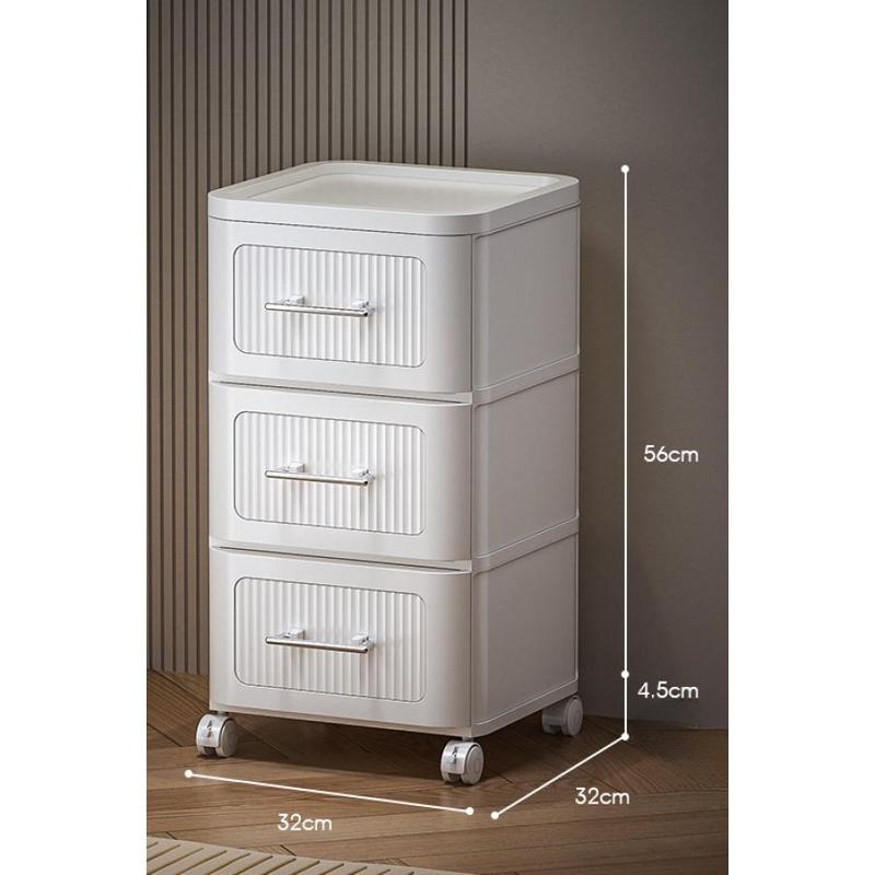 Multi-Functional Drawer Storage Cabinet Household Storage Cabinet Organizing Cabinet Multi-Layer Toy Snack Movable Storage Rack 7