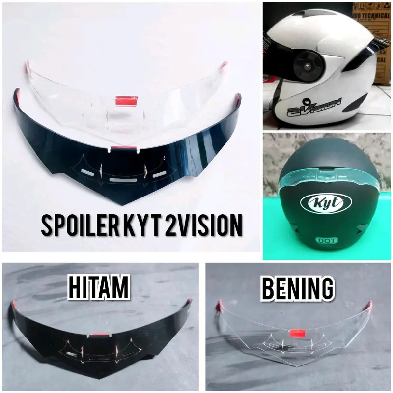 Spoiler Kyt Vendetta / Kyt K2 Rider / Kyt Falcon / Kyt Kyoto / Kyt Rc7 / Kyt Dj Maru / Kyt Galaxy / Spoiler Kyt TT Course / Spoiler Kyt R10 Motorcycle 4