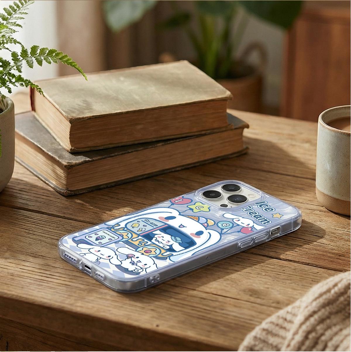 Cinnamoroll Casing hp untuk Realme C63 C55 C53 C51S C51 C35 4G C30 C3 C25 C21Y C20A C2 C15 C11 C11 8I 7 6 12 11 10 14 PRO C17 C12 6I 6I silikon phone case terbaru aesthetic softcase lucu estetik mewah premium shockproof transparan cover