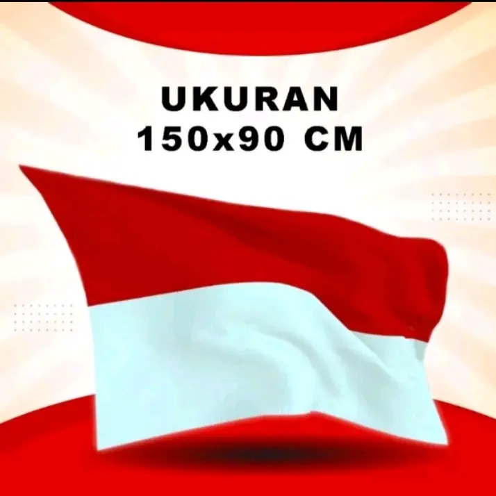 BENDERA MERAH PUTIH UKURAN 150 0