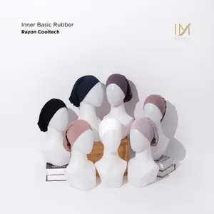 Inner Ciput Jilbab Kerudung Dalaman Basic Karet Rubber - Rayon Cooltech for Safar by IM Syar'i