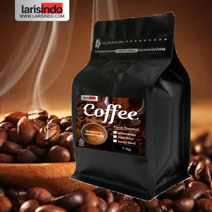 Gambar Biji Kopi Coffee Beans PREMIUM Sulawesi Pride Mix Arabica Robusta - LARISINDO dari Larisindo Jaya Kota Makassar Tokopedia