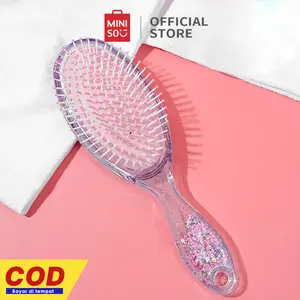 MINISO sisir rambut wanita cushion hair brush comb catokan sisir Kering Kuas
