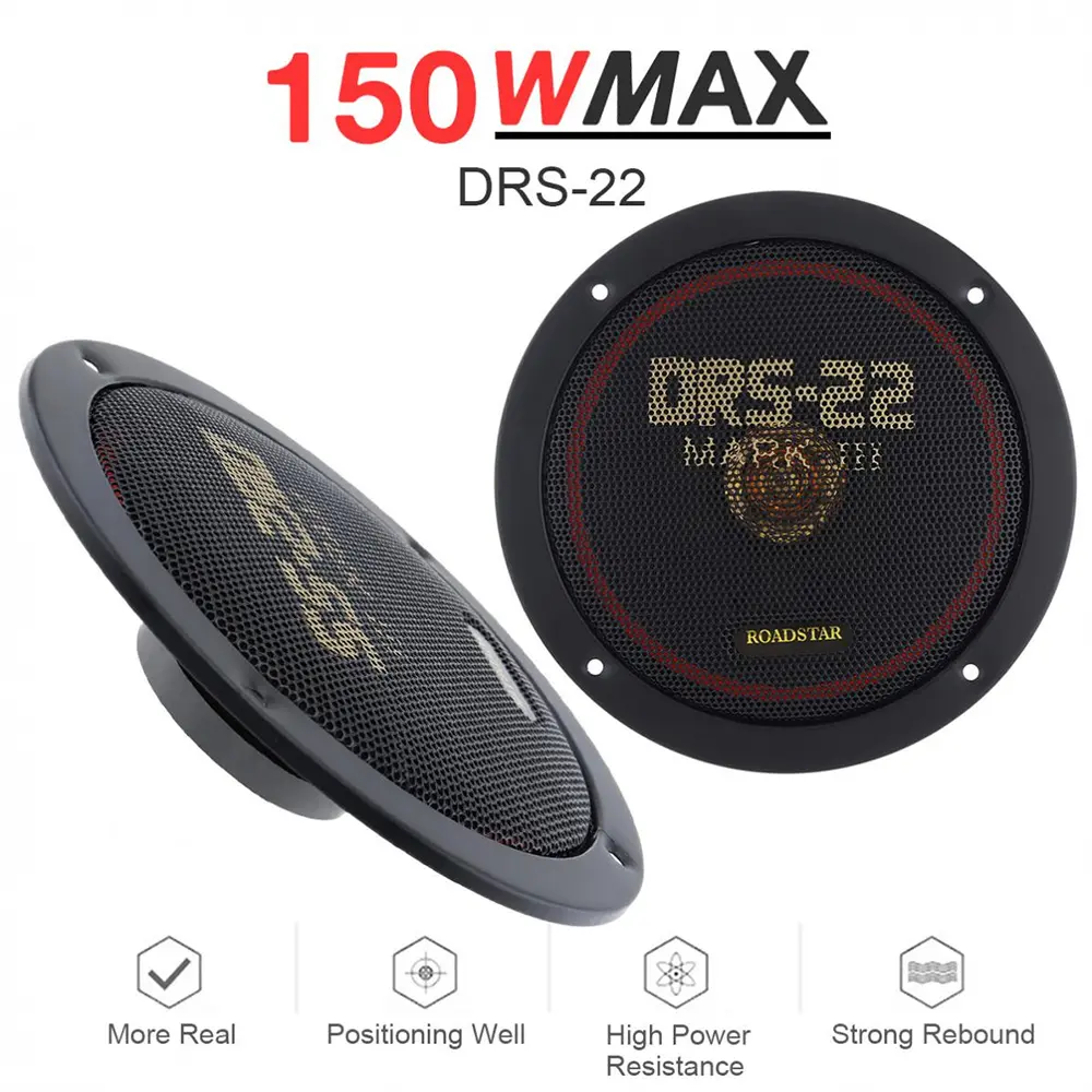 Speaker Mobil HiFi 6.5 Inch 75-150W sepasang 93dB