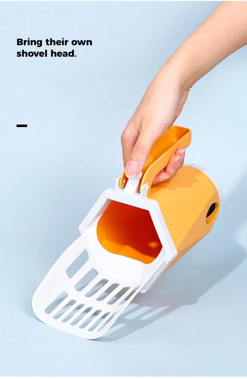 Product Introduction of Cat Litter Shovel Scoop for Cat Filter Clean Toilet Garbage Picker Cat Supplies Accessory Cat Litter Box Cats Pet Products 10