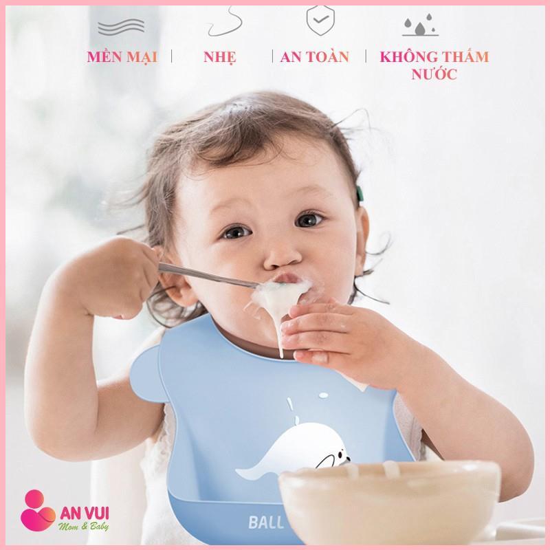 Product Introduction of HDFJADSHOP Yếm ăn dặm cho bé silicon có máng siêu mềm chống thấm nước hình thú mềm mại, an toàn cho bé 9
