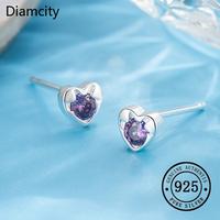 Gambar Diamcity Anting Berbentuk Hati Dengan Zircon Berwarna Yang Indah Dan Serbaguna Gaya Korea - Putih, 5mm dari Diamcity Official Store Kab. Gresik 3 Tokopedia