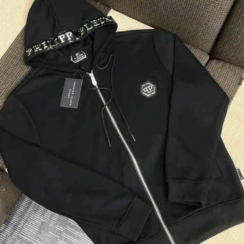 Áo khoác hoodie philippp hottren nam nữ phom dáng chuẩn Đẹp Có Túi Tay Dài Menswear áo  nỉ philipp plein Dài Tay