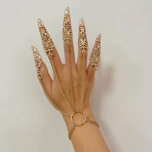 สร้อยข้อมือนิ้วโซ่ฮาโลวีน, เครื่องประดับยุโรปและอเมริกา, สไตล์กอธิค, พู่กรวยไม่ซ้ำใคร, โซ่หลังเล็บ