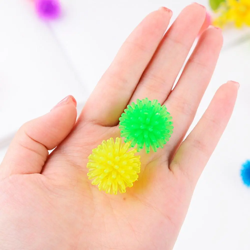 New Spiky Ball Massage Trigger Point Hand Exercise Care Yoga Relief Relief Stress Massage Body U1S0